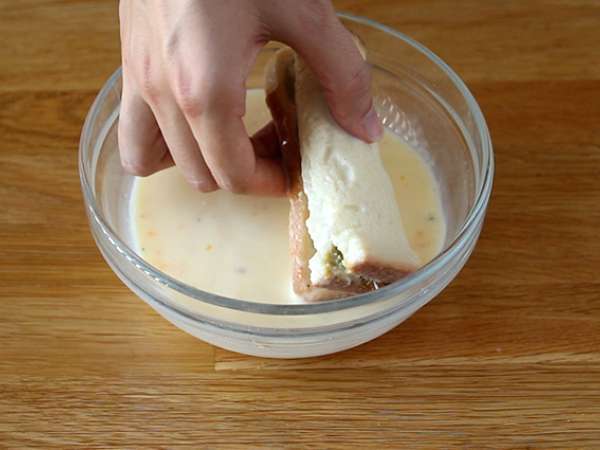 Slané francúzske toasty s pestom - Príprava krok 3