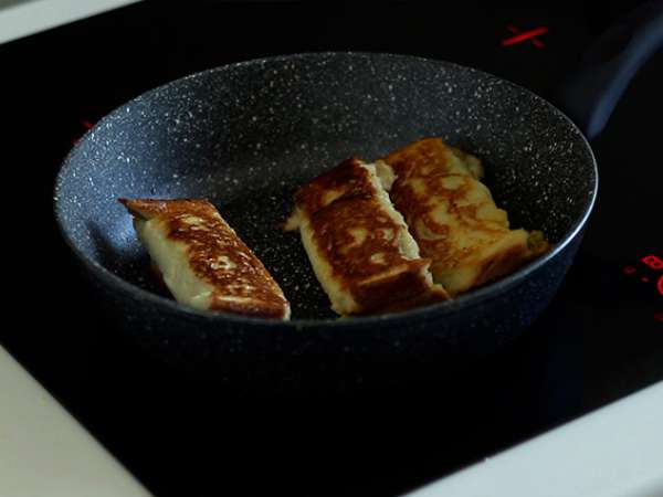 Slané francúzske toasty s pestom - Príprava krok 5
