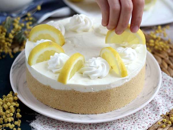 Citrónový cheesecake bez pečenia - Príprava krok 5