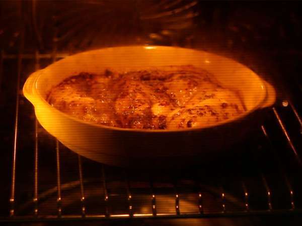 Pečené kurča s medom a horčicou - Príprava krok 4