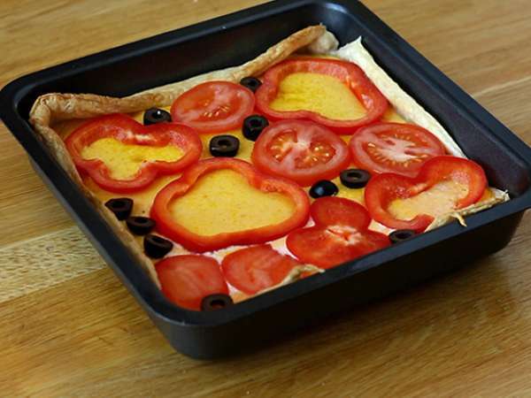 Jarný mrkvový quiche - Príprava krok 5