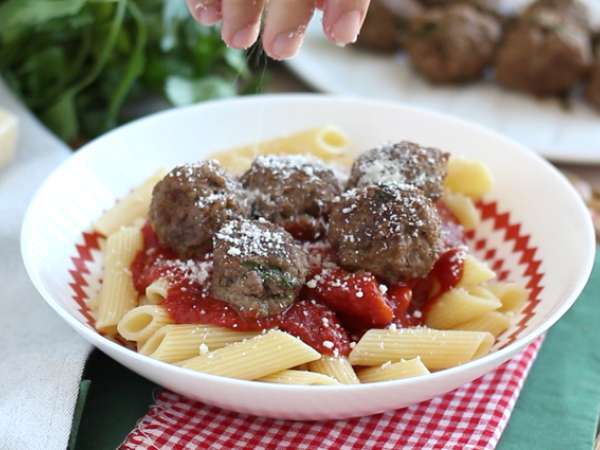 Mäsové guľky z hovädzieho mäsa a parmezánu - Príprava krok 4