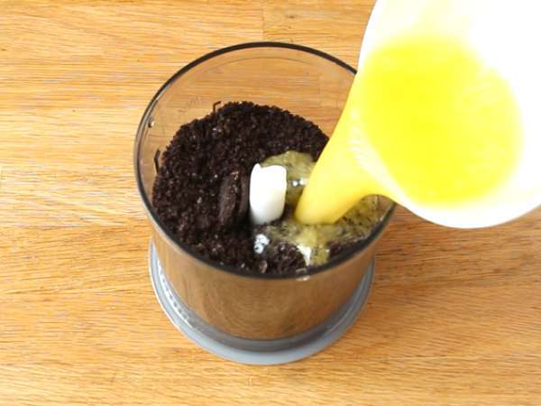Čokoládový a oreo tartaletka - Príprava krok 1