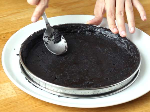 Čokoládový a oreo tartaletka - Príprava krok 2
