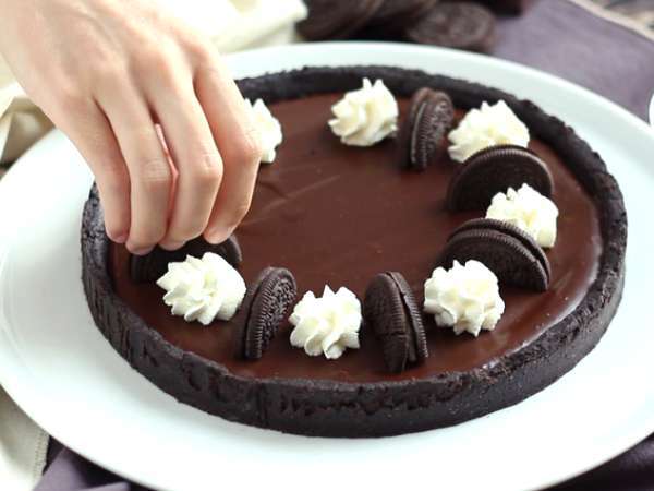 Čokoládový a oreo tartaletka - Príprava krok 5