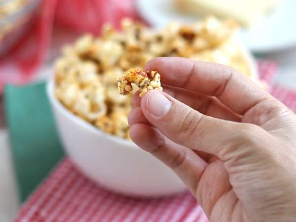 Popcorn s príchuťou pizze - Príprava krok 5