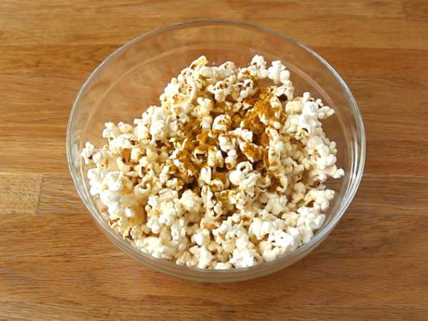 Popcorn na kari - Príprava krok 4