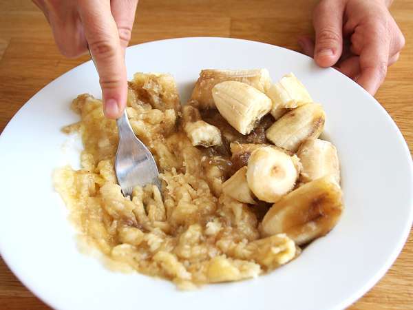 Banánový koláč bez cukru - Banánový chlieb - Príprava krok 1
