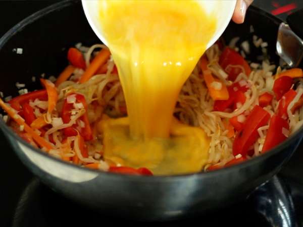 Pad thai s tofu - Príprava krok 6