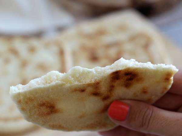 Smažený pita chlieb - Príprava krok 6