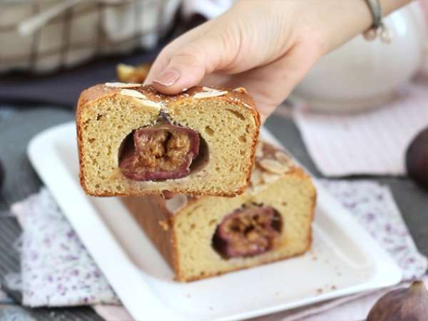 Figový a mandľový koláč - Príprava krok 4