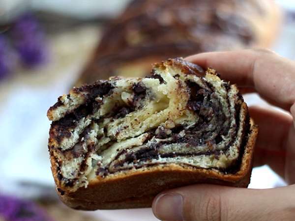 Brioška Babka s čokoládou a lieskovými orieškami - Príprava krok 10