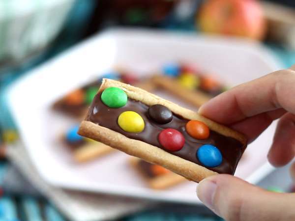 Sušienky s m&m's - Príprava krok 8