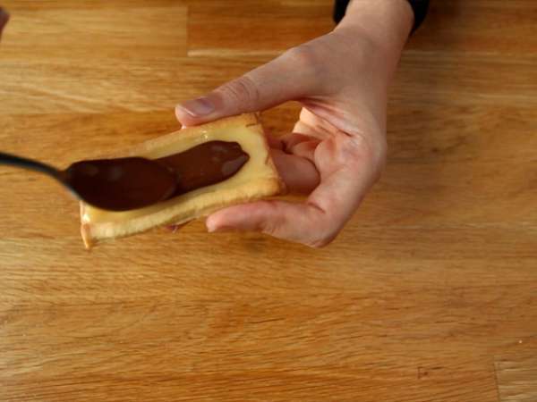 Sušienky twix s karamelom a mliečnou čokoládou - Príprava krok 9