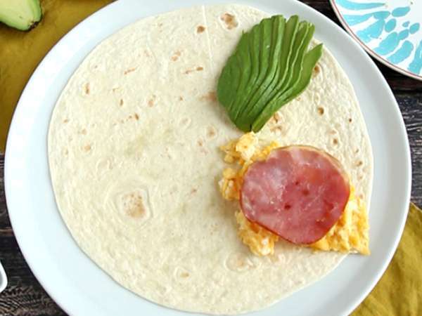 Hrianky na štýl obeda - Tortilla Wrap Hack - Príprava krok 2