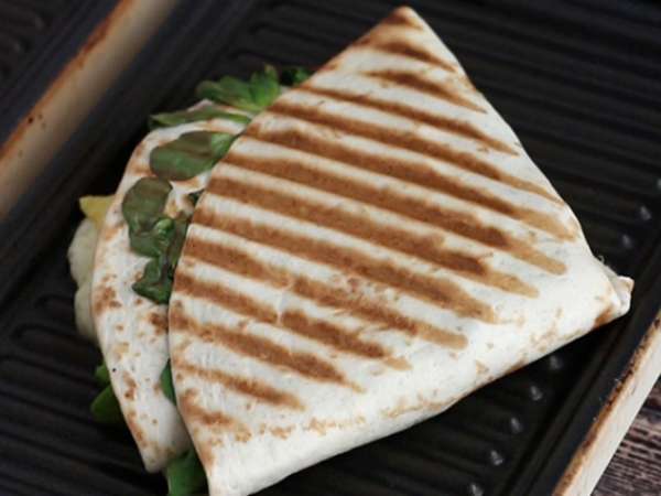 Hrianky na štýl obeda - Tortilla Wrap Hack - Príprava krok 6