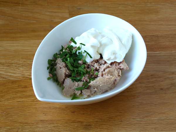 Endive trays s tuniakovou náplňou - Príprava krok 1
