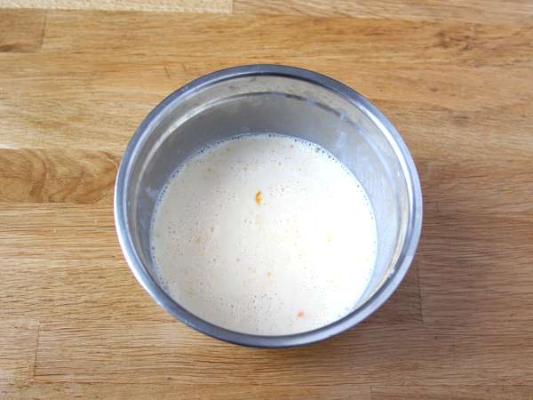 Tuniakové flany - Príprava krok 1