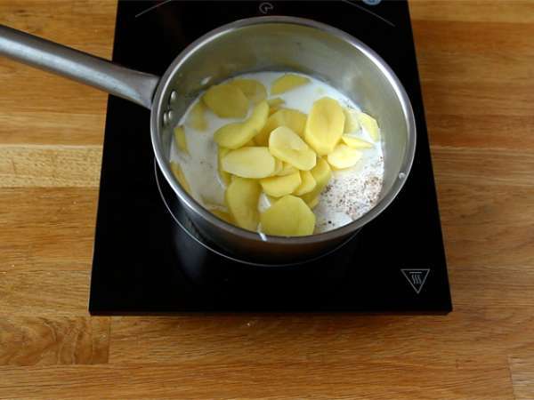 Mini gratins dauphinois - Príprava krok 1