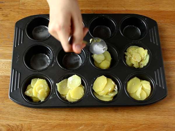 Mini gratins dauphinois - Príprava krok 2