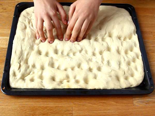 Kvety focaccia - focaccia art - Príprava krok 5