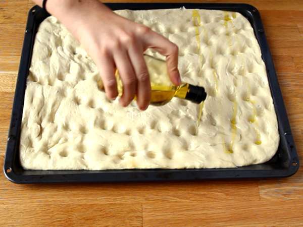 Kvety focaccia - focaccia art - Príprava krok 6
