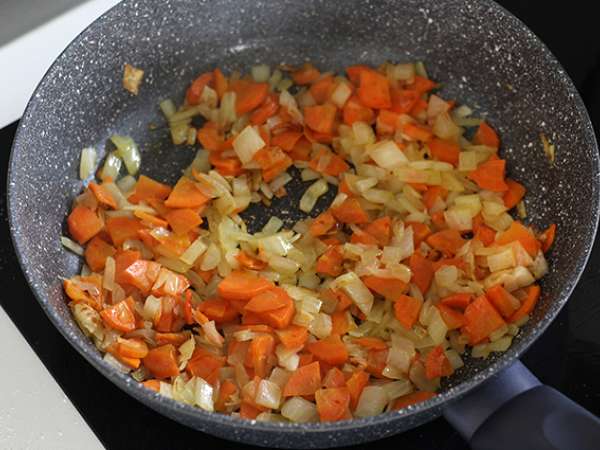 Vegetariánske špagety bolognese! - Príprava krok 2