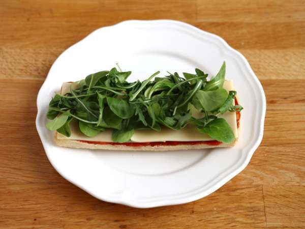 Panini s chorizom a ementálom - Príprava krok 3