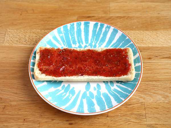 Panini s tuniakom, paradajkami a kaparami - Príprava krok 1