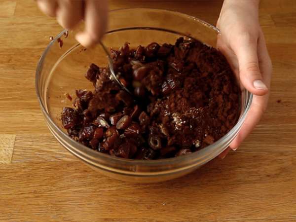 Brawnie - Raw date brownie - Príprava krok 3