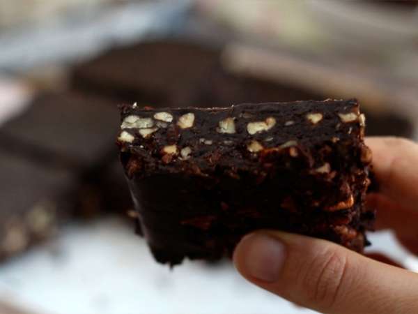 Brawnie - Raw date brownie - Príprava krok 7
