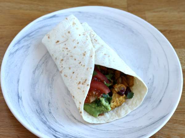 Vegetariánske fajitas s textúrovaným sójovým proteínom - Príprava krok 5
