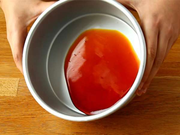Kokosový flan v reštaurácii Cookeo - Príprava krok 1