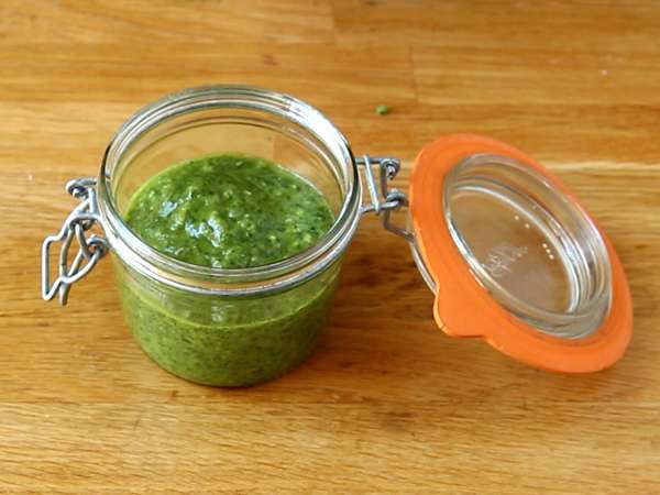 Domáce zelené pesto - pesto alla genovese - Príprava krok 3