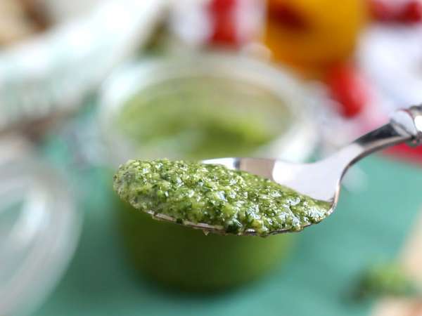 Domáce zelené pesto - pesto alla genovese - Príprava krok 4
