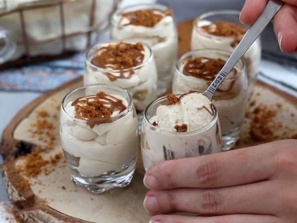 Poháriky s penou Speculoos - Príprava krok 7
