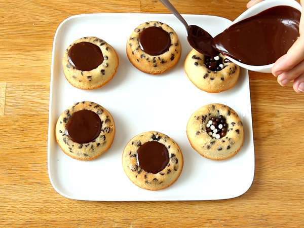 Čokoládové tigrie pečivo - chrumkavá ganache - Príprava krok 8