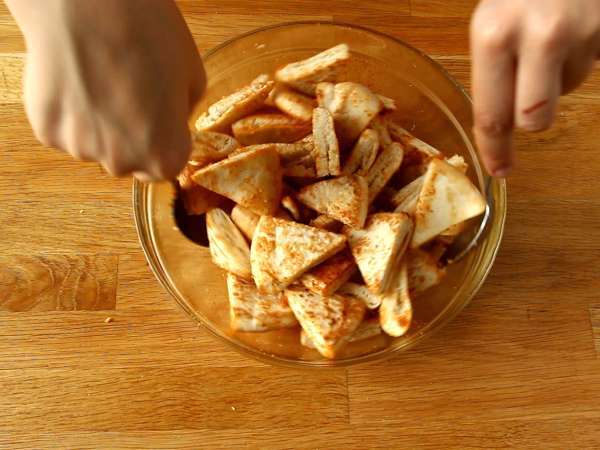 Chrumky z pita chleba - expresný recept - Príprava krok 3