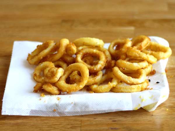 Calamares a la romana - chobotnice v cestíčku - Príprava krok 4