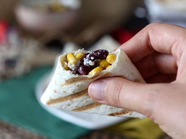 Vegetariánske taco samosas - Príprava krok 6