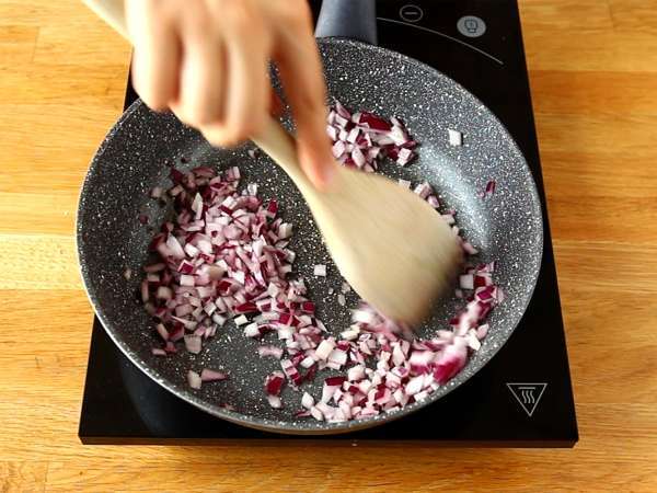 Tacos s mletým mäsom samosa - Príprava krok 1