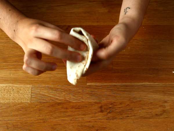 Tacos s mletým mäsom samosa - Príprava krok 6