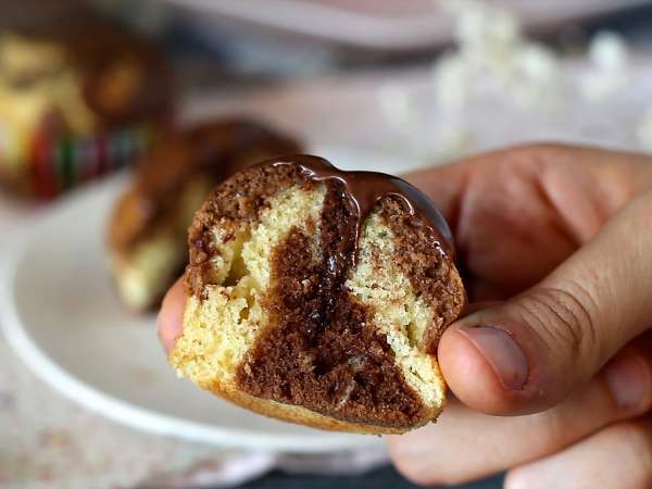 Mramorové muffiny - Príprava krok 7