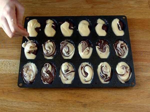 Musíte vyskúšať mramorované Madeleines! - Príprava krok 5