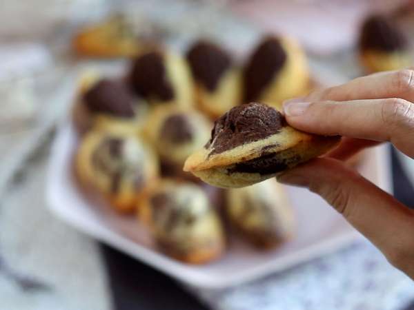 Musíte vyskúšať mramorované Madeleines! - Príprava krok 7