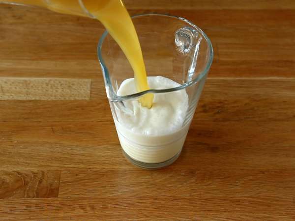 Rýchla nealkoholická piňa colada - Príprava krok 1
