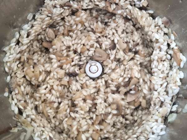 Hubové rizoto s Thermomixom - Príprava krok 2