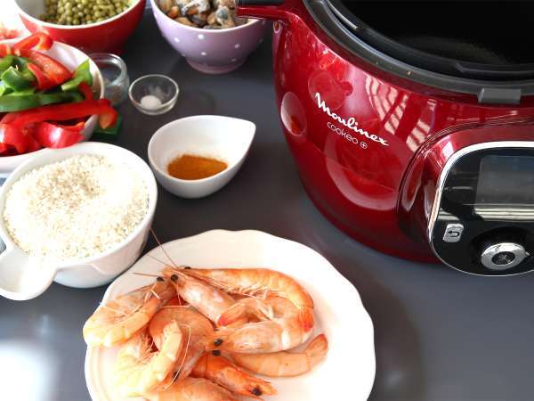 Superrýchla paella so zariadením Cookeo - Príprava krok 1