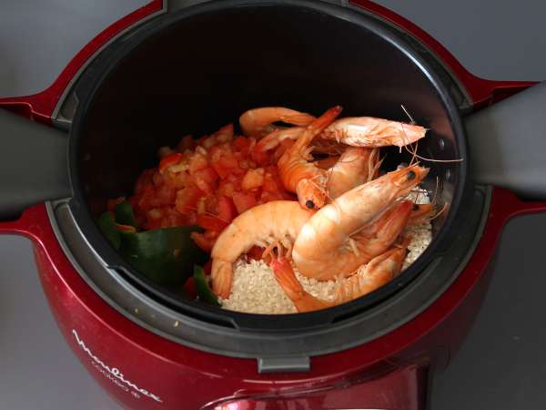 Superrýchla paella so zariadením Cookeo - Príprava krok 4