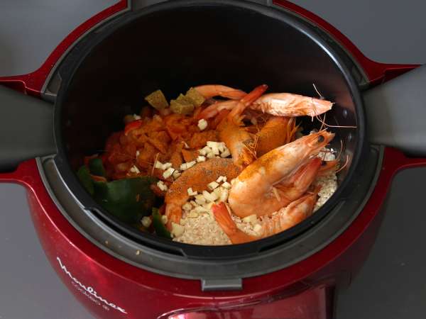 Superrýchla paella so zariadením Cookeo - Príprava krok 5